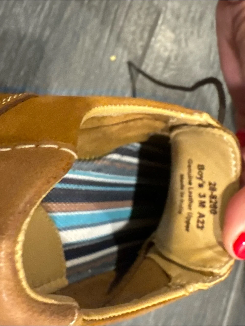 Johnston & Murphy Kids Tan Lace-Up Dress Shoes